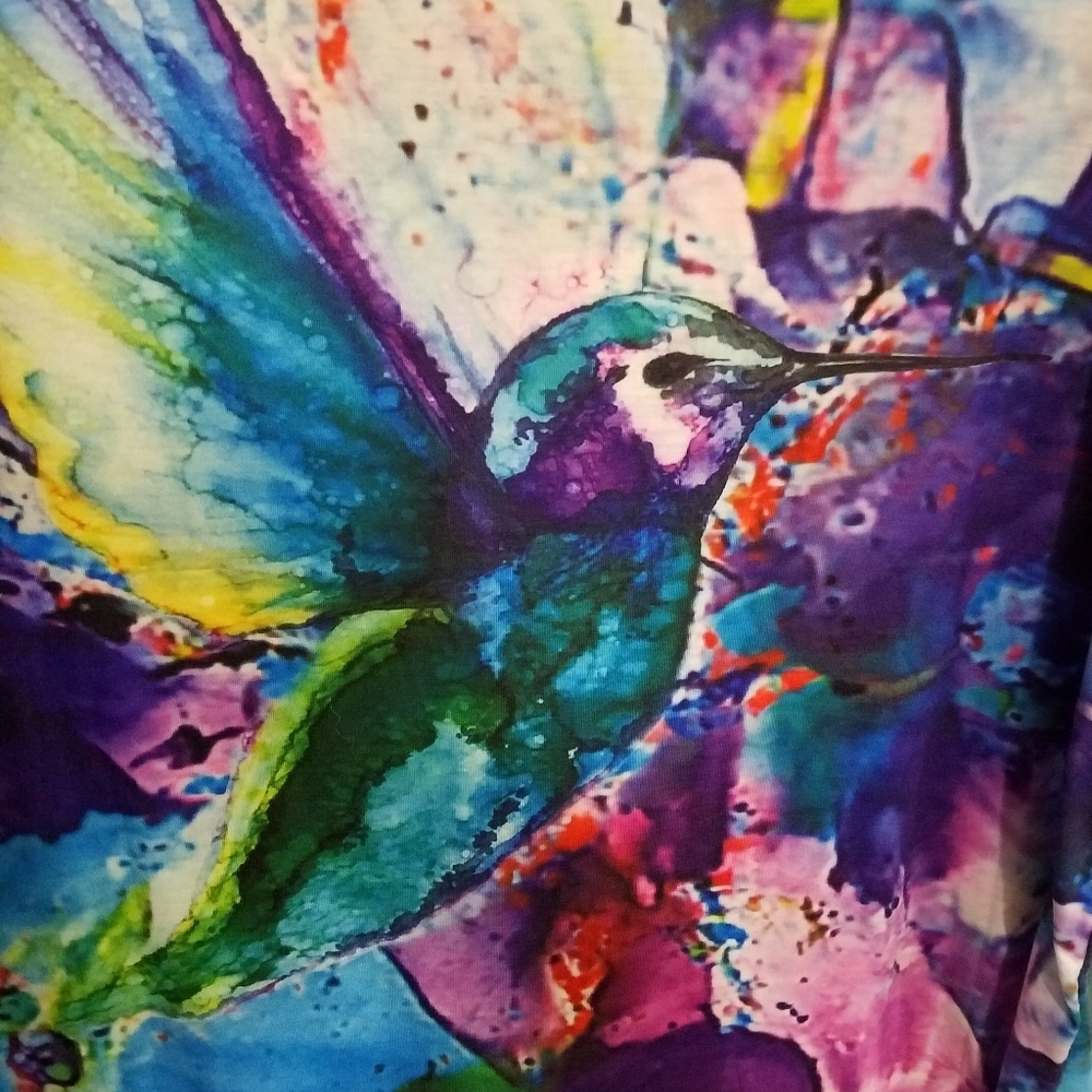Hummingbird Colorful 3XL Short Sleeve Tee - Picture 3 of 6